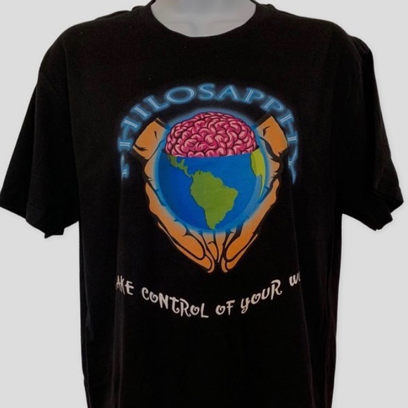 Philosapphy “Take Control of your World” UniSx T-shirt - Picture 6 of 7